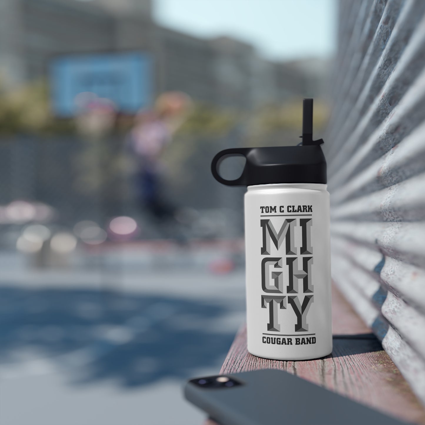 Mighty Cougar Band 3D - Stainless Steel Water Bottle (3 Sizes)