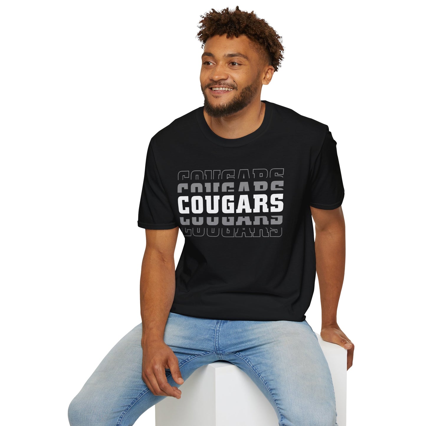 Cougars In the Middle - Unisex Softstyle T-Shirt