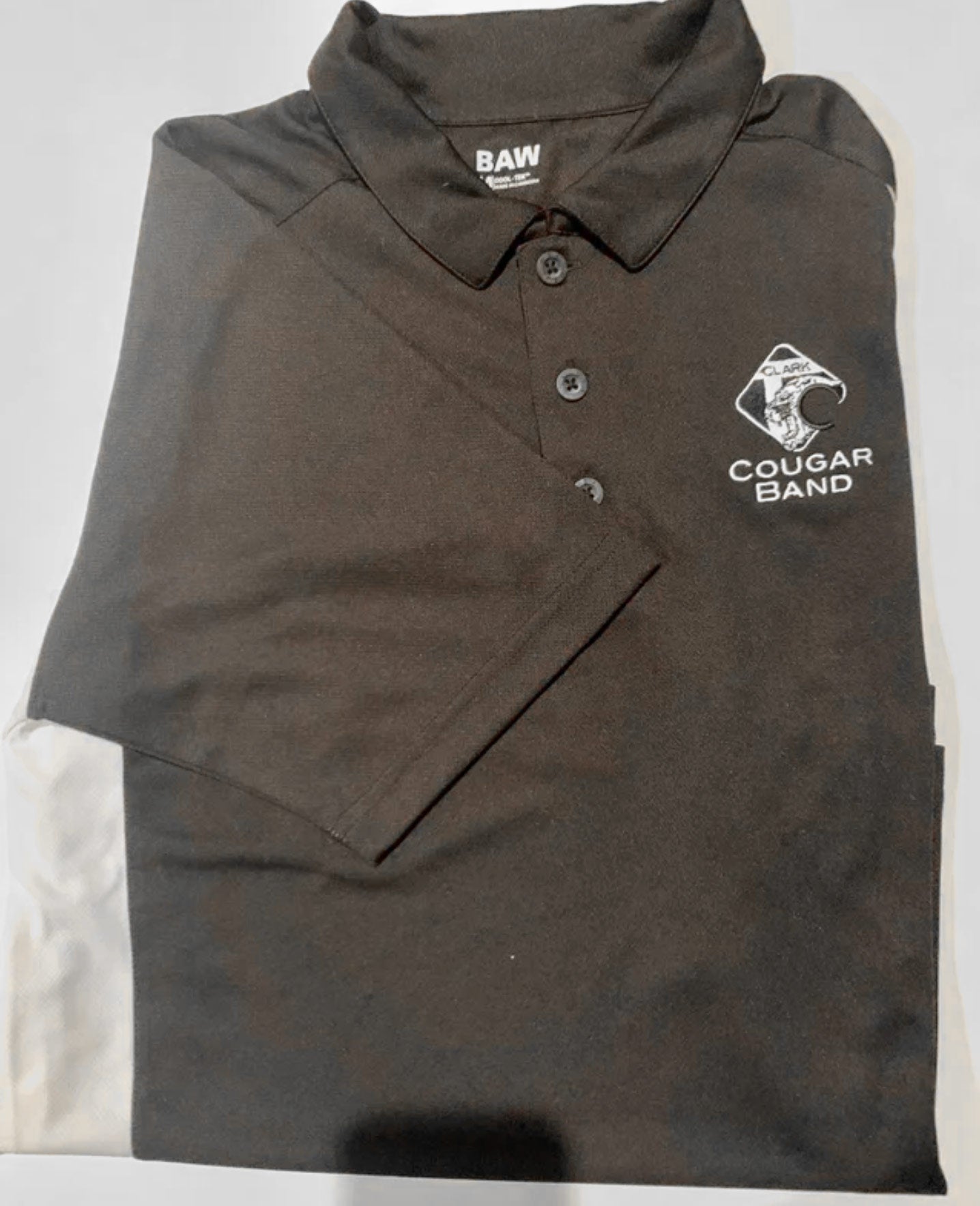 Men's Clark Cougar Band Chaperone Polo (CLEARANCE) (OLD LOGO)