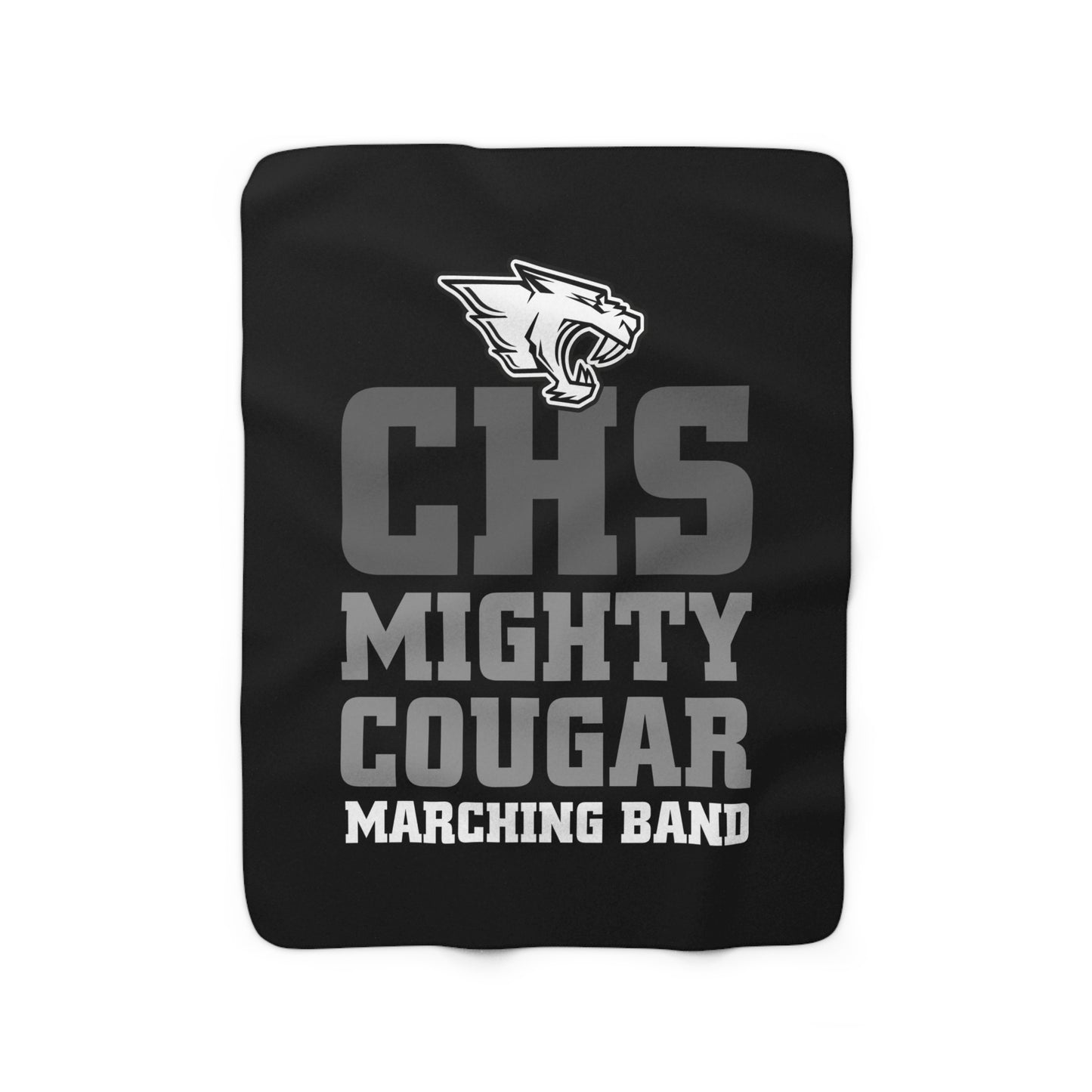 Mighty Cougar Marching Band - Sherpa Fleece Blanket (2 Sizes)