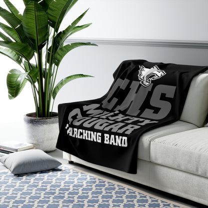 Mighty Cougar Marching Band - Sherpa Fleece Blanket (2 Sizes)