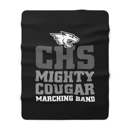 Mighty Cougar Marching Band - Sherpa Fleece Blanket (2 Sizes)