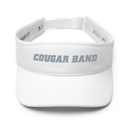 Cougar Band - White Visor