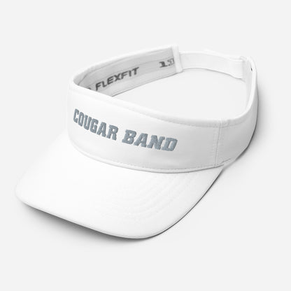 Cougar Band - White Visor